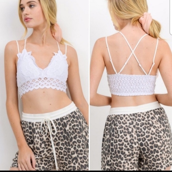 Grey crochet lace bralette - Picture 5 of 9